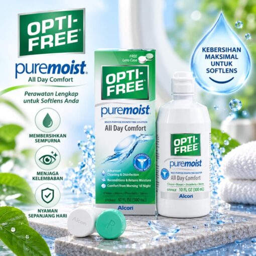 Cairan Softlens Optifree Puremoist 300ml
