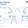Frame Kacamata Anak Yours ID 9510 C3 Ukuran