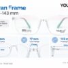 Frame Kacamata Anak Yours ID 9510 C4 Ukuran