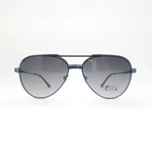 Frame Kacamata Clip On Mr & Mrs Cool ST04 C1 Tampak depan pakai clip on