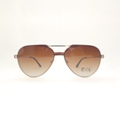 Frame Kacamata Clip On Mr & Mrs Cool ST041 C2 Tampak Depan Pakai Clip on