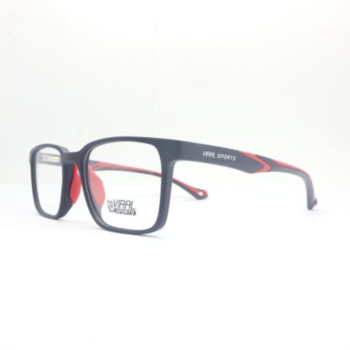 Frame Kacamata Clip On Viral Sport 1500 C3 Tampak serong