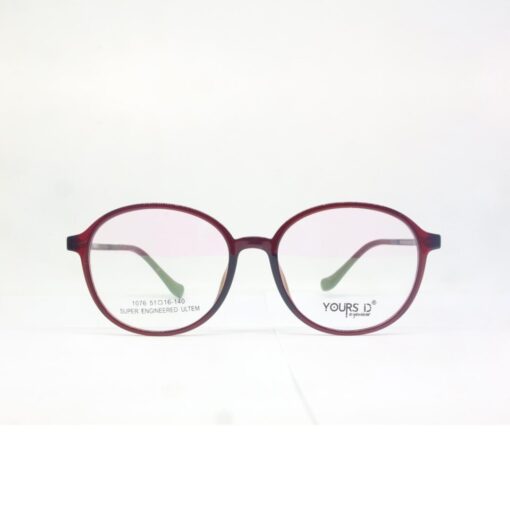 Frame Kacamata Yours ID 1076 C5 Tampak Depan
