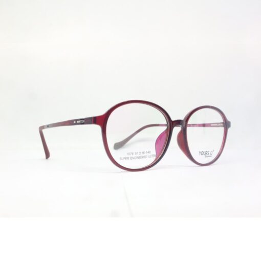 Frame Kacamata Yours ID 1076 C5 Tampak Serong Kanan