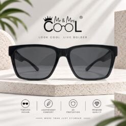 Kacamata Hitam Mr & Mrs Cool 510 Warna Hitam Cover