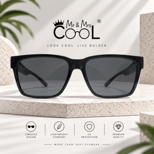 Kacamata Hitam Mr & Mrs Cool 510 Warna Hitam Cover