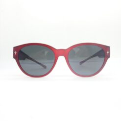 Kacamata Hitam Mr & Mrs Cool 519 Warna Merah Maroon Tampak Depan