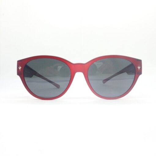 Kacamata Hitam Mr & Mrs Cool 519 Warna Merah Maroon Tampak Depan
