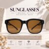 Kacamata Hitam Mr & Mrs Cool 596 Hitam Coklat