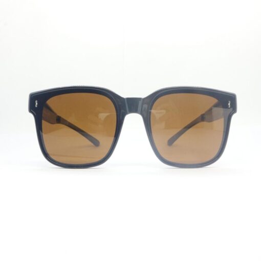 Kacamata Hitam Mr & Mrs Cool 596 Hitam Coklat Tampak Depan
