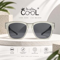 Kacamata Hitam Mr & Mrs Cool 897 Warna Grey Cover