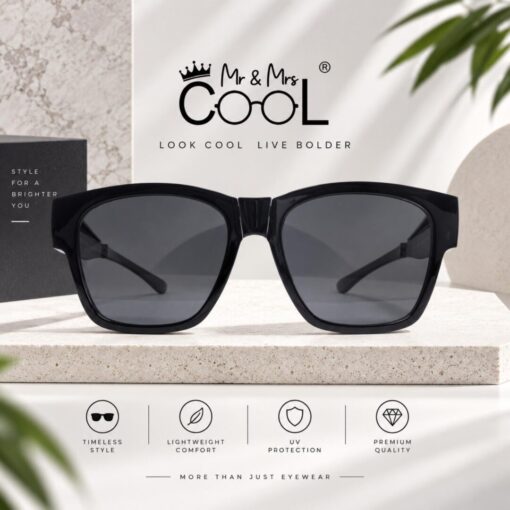 Kacamata Hitam Mr & Mrs Cool 897 Warna Hitam Cover