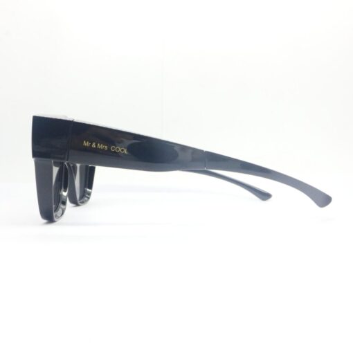 Kacamata Hitam Mr & Mrs Cool 897 Warna Hitam Tampak Samping