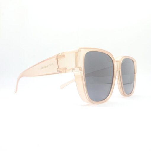 Kacamata Hitam Mr & Mrs Cool 898 Transparant peach Tampak Serong Kanan