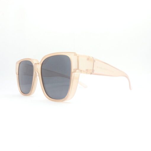 Kacamata Hitam Mr & Mrs Cool 898 Transparant peach Tampak Serong Kiri