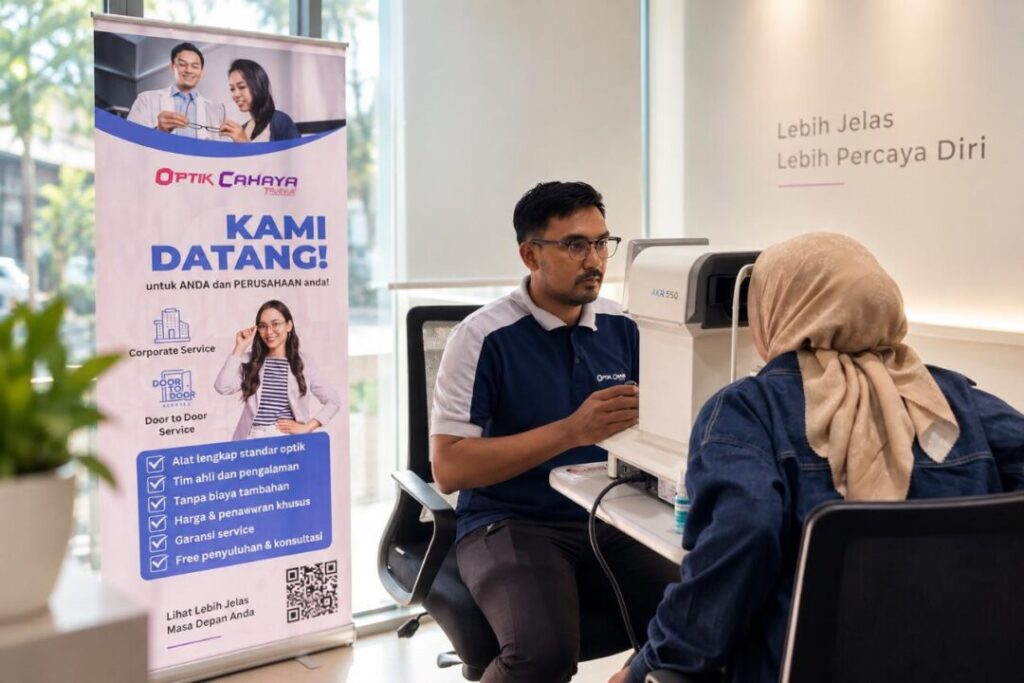 Optik Cahaya Truevue Hadirkan Layanan Periksa Mata Gratis di BRI Cabang Kertajaya