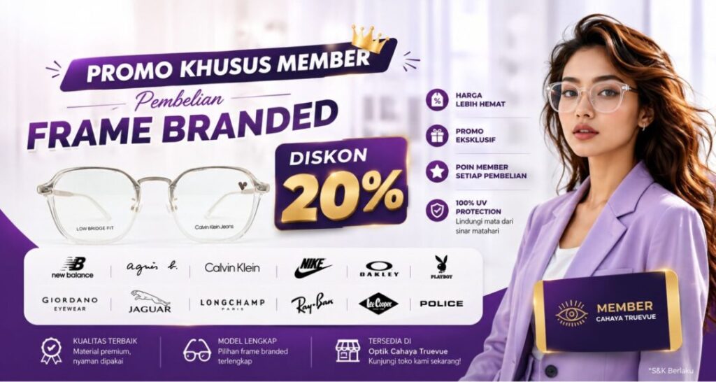promo optik cahaya truevue bulan ini