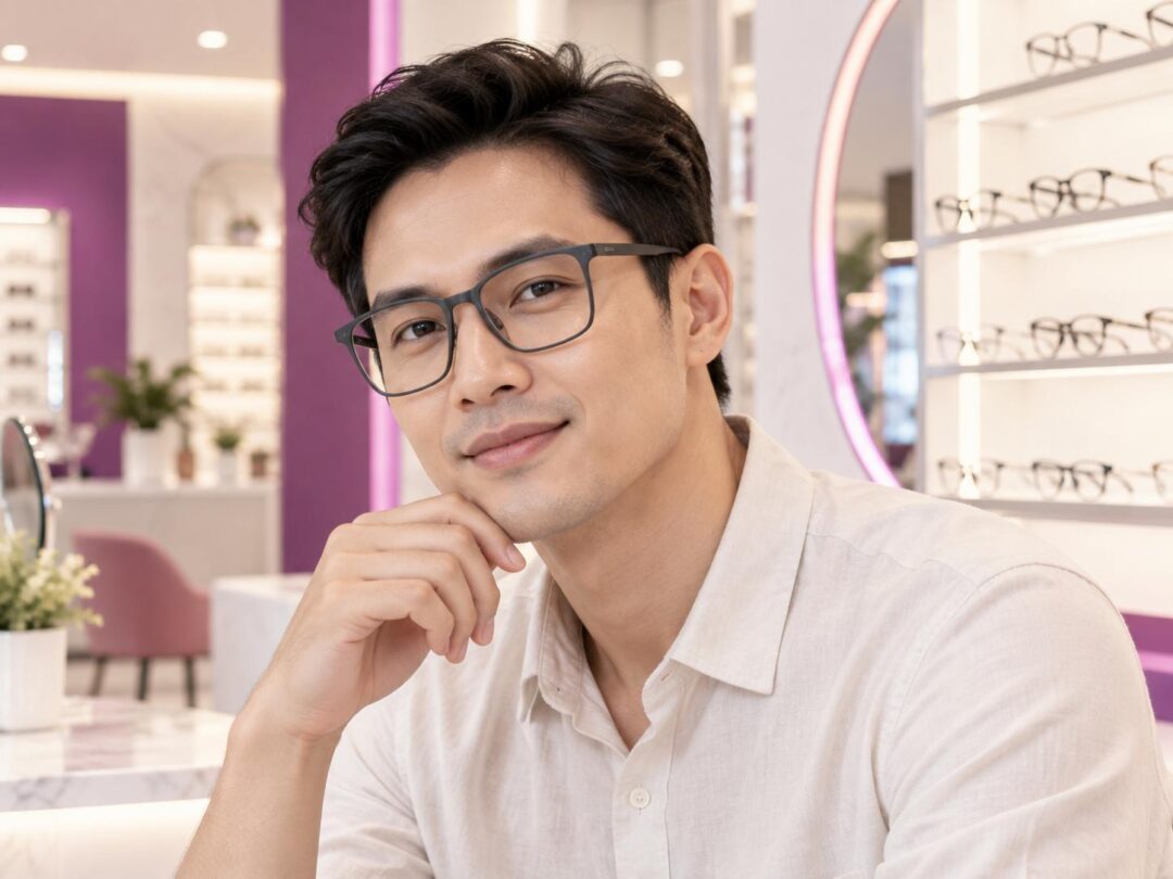 Koleksi kacamata pria Optik Cahaya Truevue