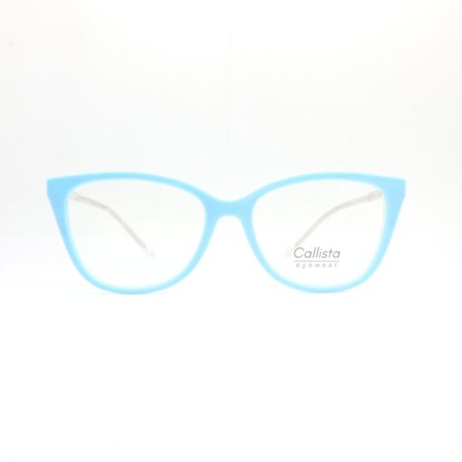 Frame Kacamata Clip On Callista TR9902 C4 Tampak depan clip on biru