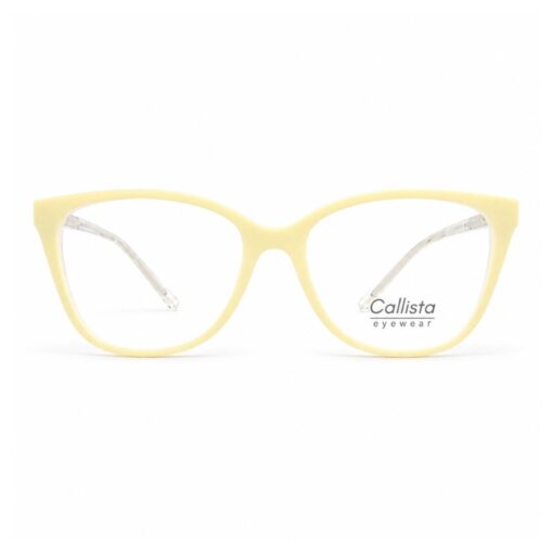 Frame Kacamata Clip On Callista TR9902 C4 Tampak depan clip one kuning