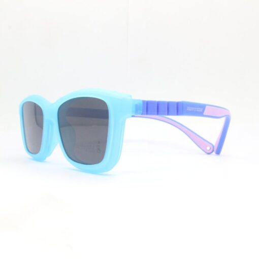 Frame Kacamata Clip On Happy Kids Y8848 C8 Tampak serong kiri pakai sunglasses