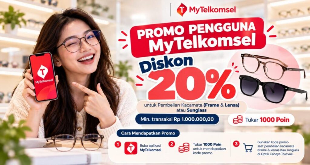 Promo pengguna mytelkomsel diskon 20%